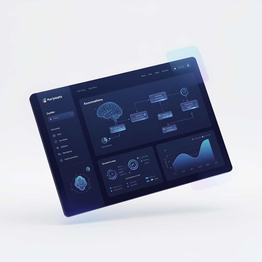 Dashboard moderno de inteligencia artificial de Reedy AI